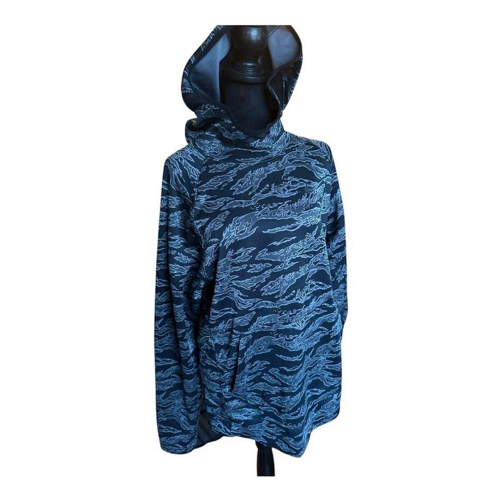 NIKE Men’s Dri-FIT Basketball Hoodie – Black Camo – Size S
